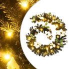 Kerstverlichting met gouden slinger voor binnen en buiten - Zwart & zilverkleurig / 1 - Kerstverlichting