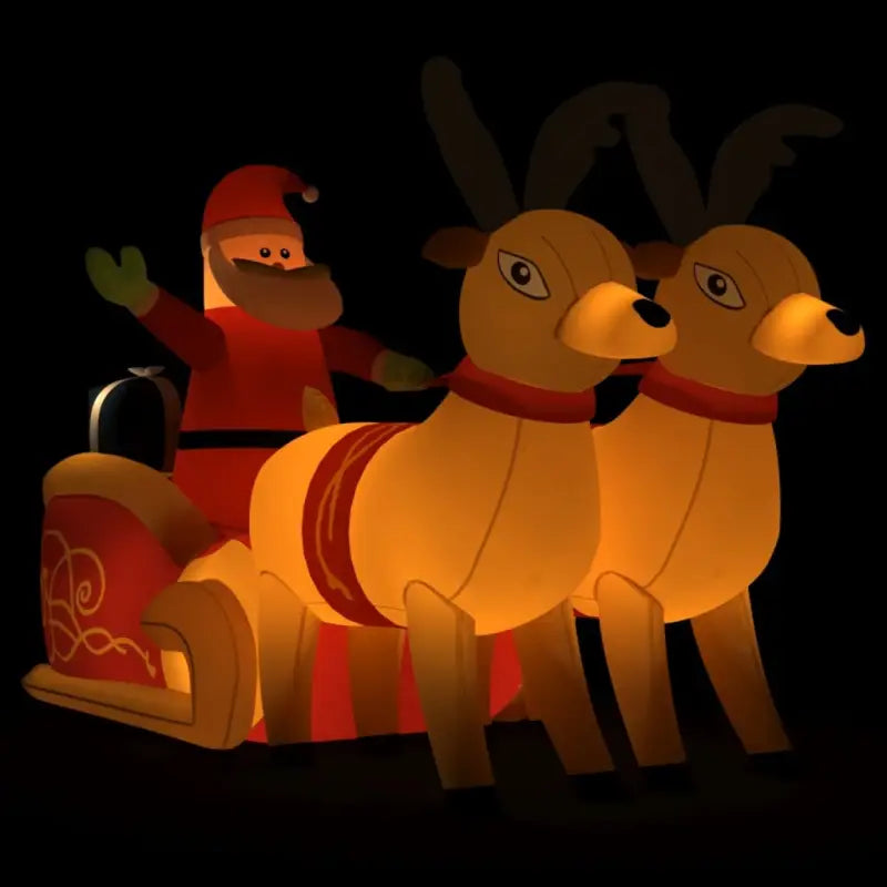 Kerstverlichting met ingebouwde ventilator voor een feestelijk tuinzicht - Kerstverlichting