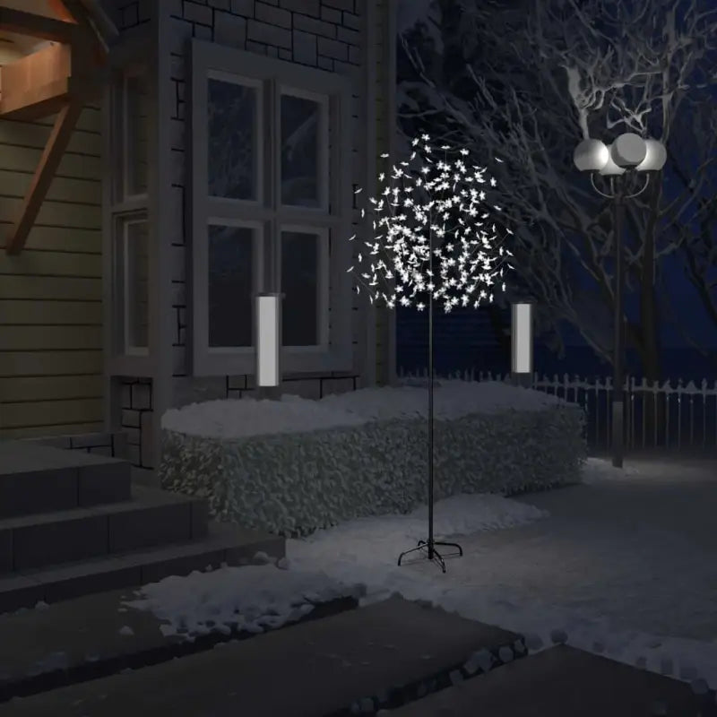 Kerstverlichting met kunstkerstboom en koudwit licht voor binnen - Koudwit / 220 cm / 1 - Kerstverlichting