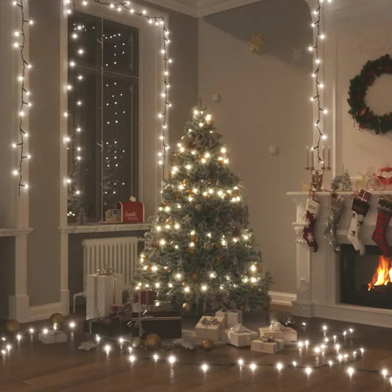 Kerstverlichting met LED en totale lengte van 15 meter - Koudwit / 30 m / 1 - Kerstverlichting