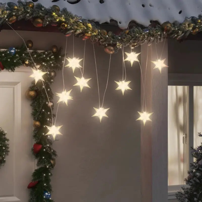 Kerstverlichting met timer voor een feestelijke sfeer rondom je huis - Wit / 1 - Kerstverlichting