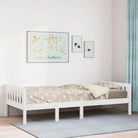 Kinderbed met massief grenenhout voor een duurzame nachtrust - Wit / 90 x 200 cm - Bedden & bedframes