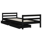 Kinderbed van massief grenenhout met elegant en tijdloos design - Peuter- & kinderbedden