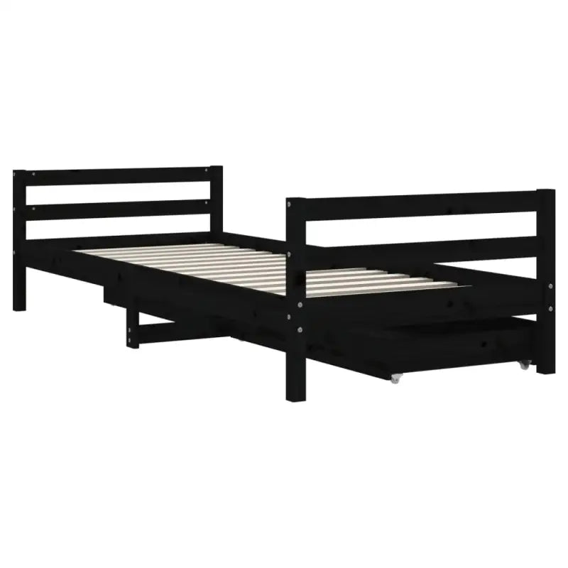 Kinderbed van massief grenenhout met elegant en tijdloos design - Peuter- & kinderbedden