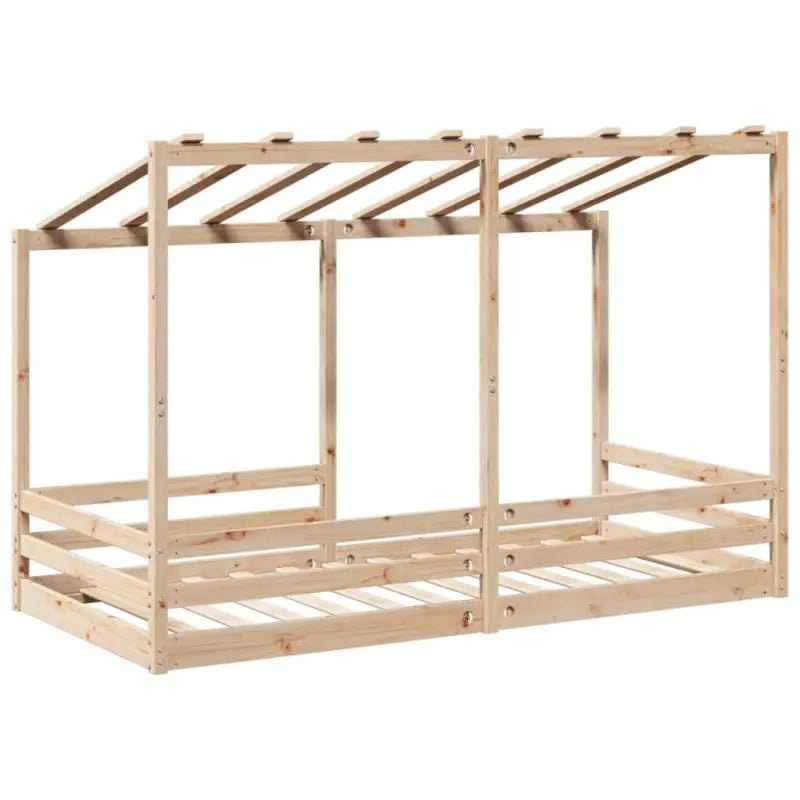 Kinderbed van massief grenenhout voor duurzaamheid en ruimtebesparing - Bedden & bedframes