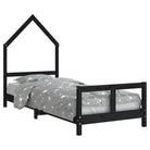 Kinderbed van massief grenenhout voor een gezellige en duurzame slaapkamer - Peuter- & kinderbedden