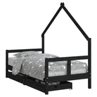 Kinderbed van massief grenenhout voor een vrolijke slaapkamer - Peuter- & kinderbedden