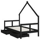 Kinderbed van massief grenenhout voor een vrolijke slaapkamer - Peuter- & kinderbedden