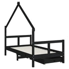 Kinderbed van massief grenenhout voor een vrolijke slaapkamer - Peuter- & kinderbedden