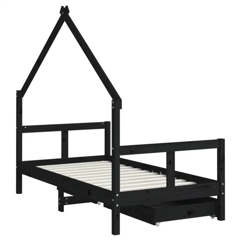 Kinderbed van massief grenenhout voor een vrolijke slaapkamer - Peuter- & kinderbedden