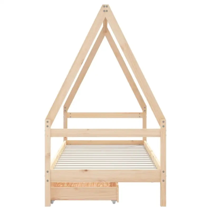 Kinderbed van massief grenenhout voor een vrolijke slaapplek - Peuter- & kinderbedden
