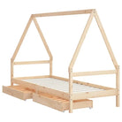 Kinderbed van massief grenenhout voor een vrolijke slaapplek - Peuter- & kinderbedden