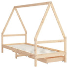Kinderbed van massief grenenhout voor een vrolijke slaapplek - Peuter- & kinderbedden