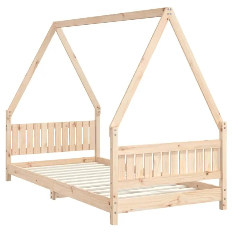 Kinderbed van massief grenenhout voor kleintjes - Peuter- & kinderbedden