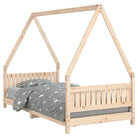 Kinderbed van massief grenenhout voor kleintjes - Peuter- & kinderbedden