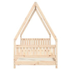 Kinderbed van massief grenenhout voor kleintjes - Peuter- & kinderbedden