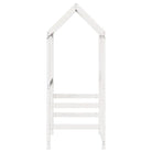 Kinderbedhuisje met open zijdeur in massief grenenhout - Accessoires voor bedden