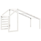 Kinderbedhuisje met open zijdeur van massief grenenhout - Accessoires voor bedden