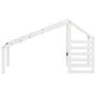 Kinderbedhuisje met open zijdeur van massief grenenhout - Accessoires voor bedden