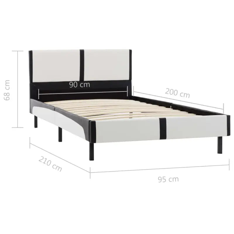 Klassiek bedframe met gepoedercoat stalen poten en elegante charme - Bedden & bedframes