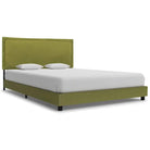 Klassiek bedframe met massief houten poten en elegante uitstraling - Groen / 135 x 190 cm - Bedden & bedframes
