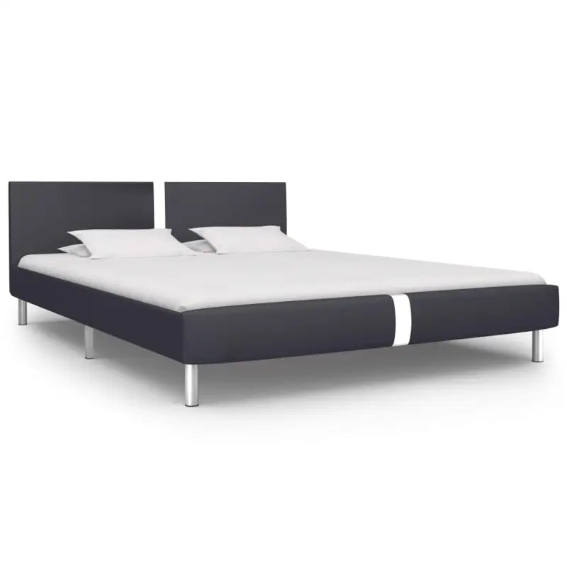 Klassiek bedframe met stalen poten en elegante uitstraling - Zwart / 120 x 200 cm - Bedden & bedframes