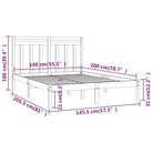 Klassiek bedframe van massief grenenhout voor een tijdloze slaapkamerstijl - Bedden & bedframes