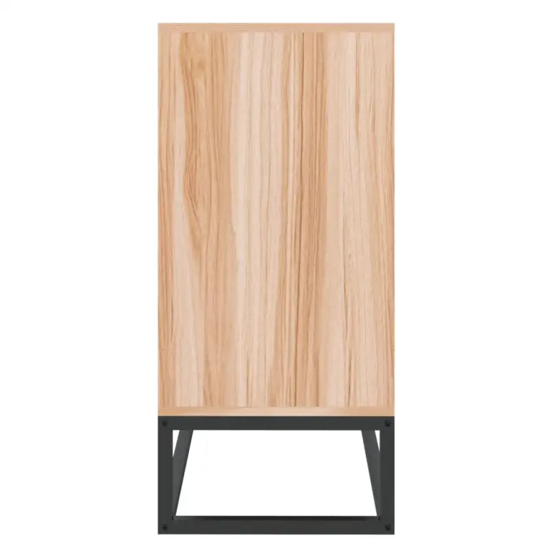 Klassiek dressoir met bewerkt hout en ijzeren poot voor tijdloze stijl - Dressoirs & buffetkasten