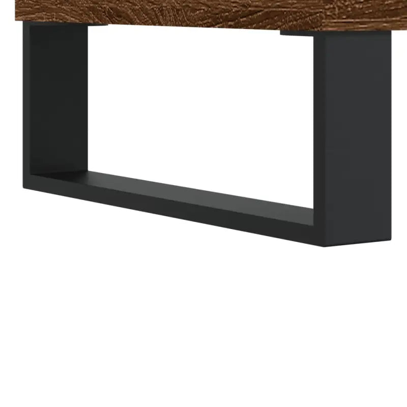 Klassiek dressoir met bewerkt hout en metalen pootjes voor een tijdloze look - Dressoirs & buffetkasten