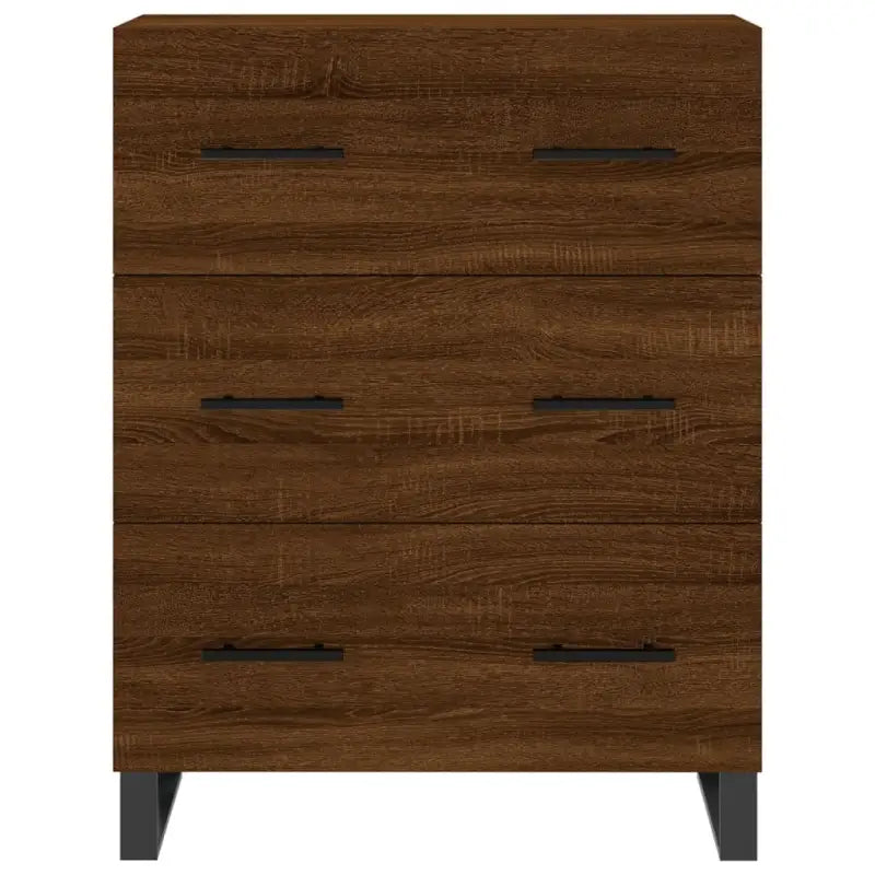 Klassiek dressoir met bewerkt hout en metalen pootjes voor een tijdloze look - Dressoirs & buffetkasten