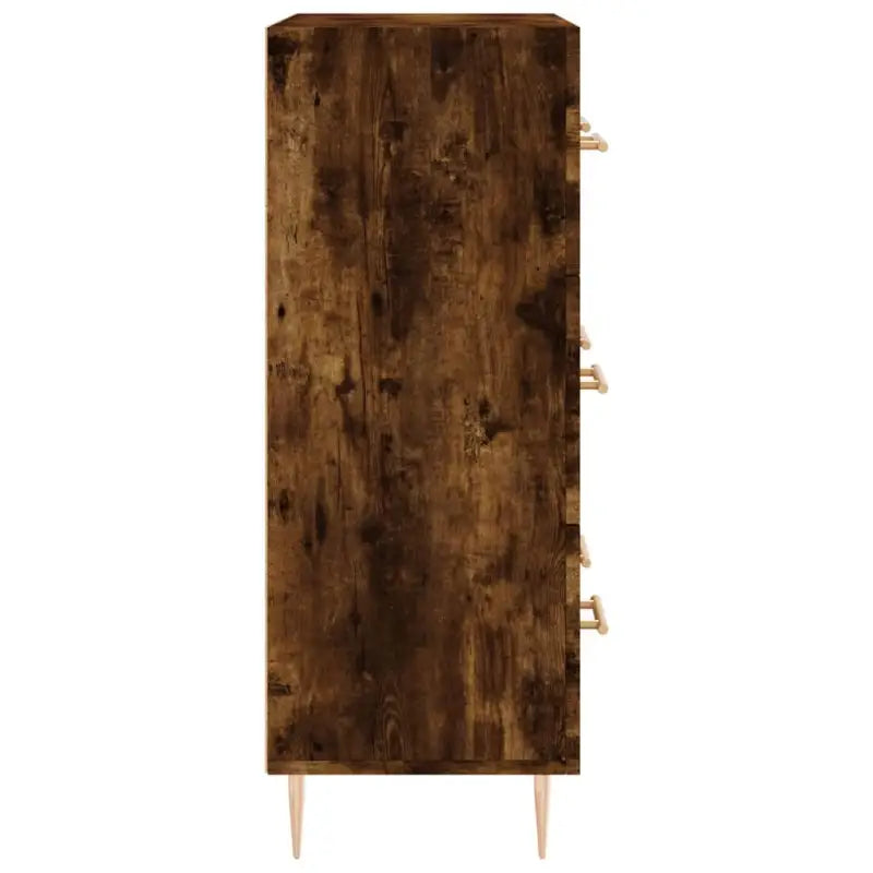 Klassiek dressoir met bewerkt hout en metalen pootjes - Dressoirs & buffetkasten