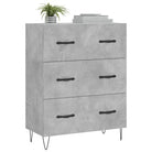 Klassiek dressoir met bewerkt hout en metalen pootjes - Dressoirs & buffetkasten