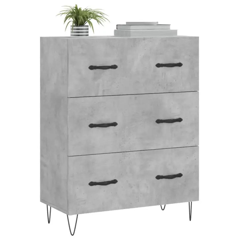 Klassiek dressoir met bewerkt hout en metalen pootjes - Dressoirs & buffetkasten
