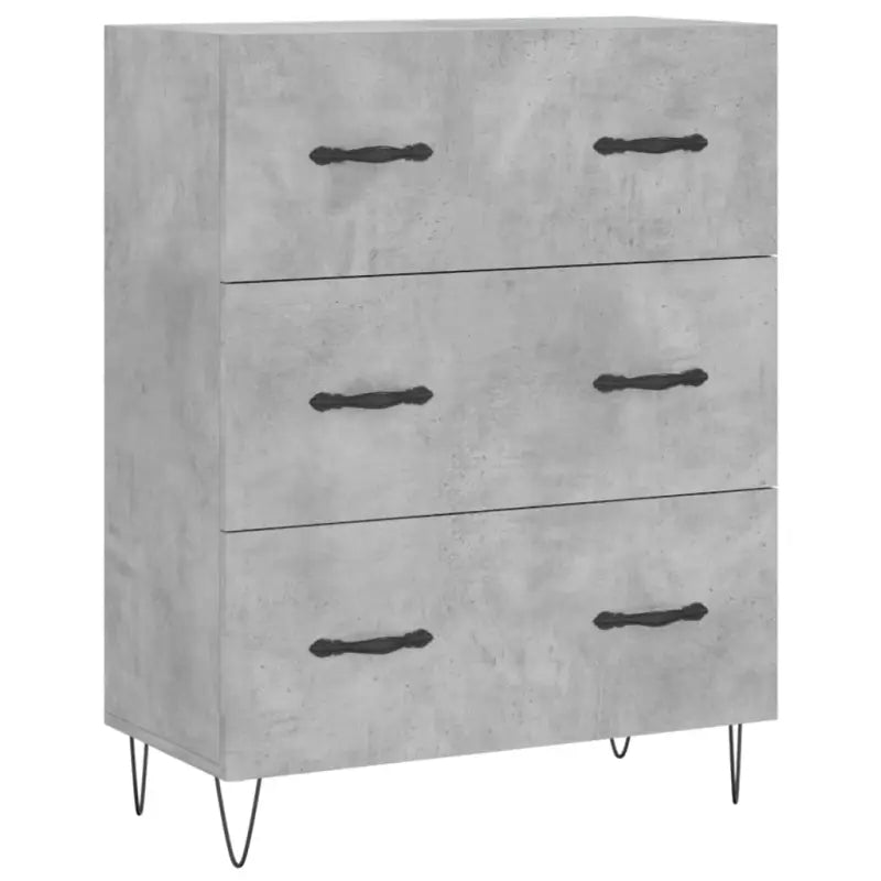 Klassiek dressoir met bewerkt hout en metalen pootjes - Dressoirs & buffetkasten