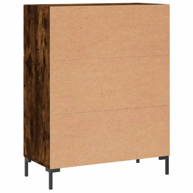 Klassiek dressoir met bewerkt hout en metalen pootjes - Dressoirs & buffetkasten