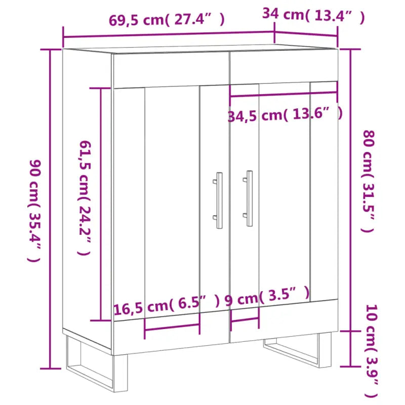 Klassiek dressoir met glas en bewerkt hout voor een tijdloze uitstraling - Dressoirs & buffetkasten