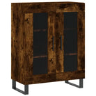 Klassiek dressoir met glas en bewerkt hout voor een tijdloze uitstraling - Dressoirs & buffetkasten