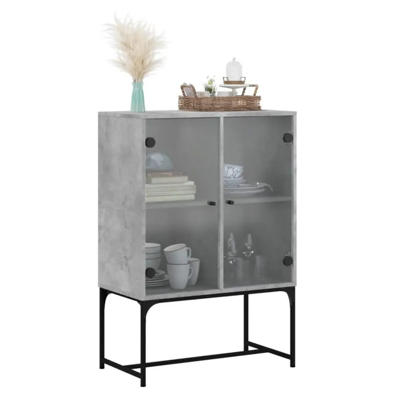 Klassiek dressoir met glazen deuren van duurzaam bewerkte hout - Dressoirs & buffetkasten