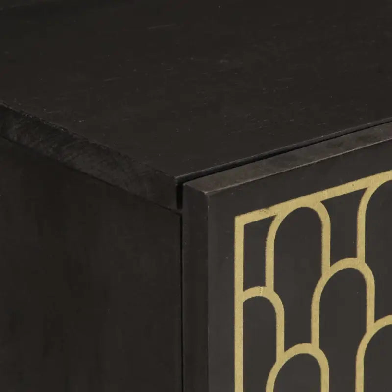Klassiek dressoir met massief mangohout en houten poten - Dressoirs & buffetkasten