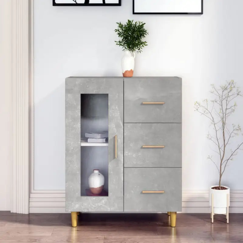Klassiek dressoir met visuele glazen deur voor elegante opslag - Dressoirs & buffetkasten