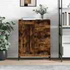 Klassiek Dressoir van Behandeld Bewerkt Hout met Tijdloze Look - Gerookt eiken / 1 - Dressoirs & buffetkasten