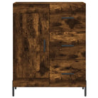 Klassiek Dressoir van Behandeld Bewerkt Hout met Tijdloze Look - Dressoirs & buffetkasten