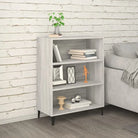 Klassiek dressoir van bewerkt hout in grijs sonoma uitvoering - Grijs sonoma / 1 - Dressoirs & buffetkasten