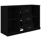 Klassiek dressoir van bewerkt hout met een tijdloze uitstraling - Dressoirs & buffetkasten