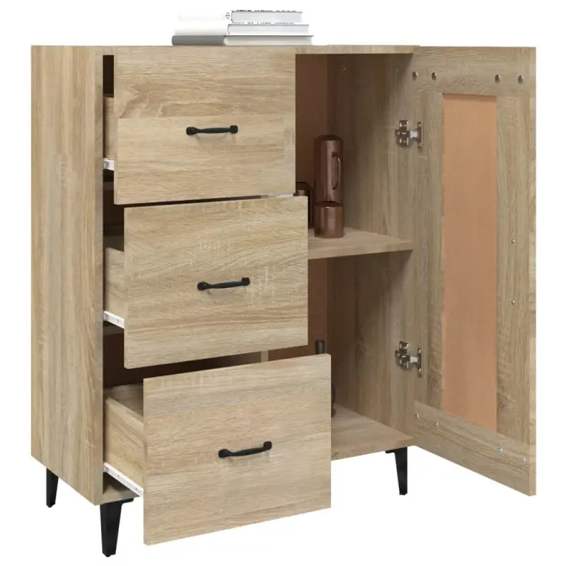 Klassiek dressoir van bewerkt hout met elegante uitstraling - Dressoirs & buffetkasten