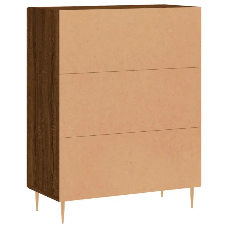 Klassiek dressoir van bewerkt hout met glazen details - Dressoirs & buffetkasten