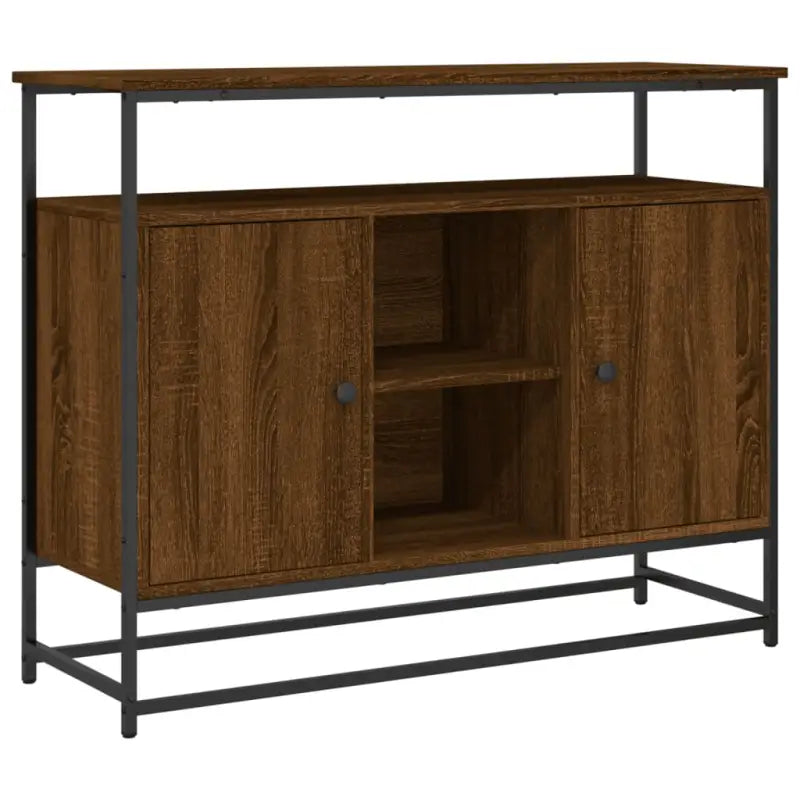 Klassiek dressoir van bewerkt hout met stevig blad en verstelbare poten - Dressoirs & buffetkasten
