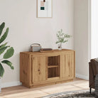Klassiek dressoir van bewerkt hout met tijdloze uitstraling - artisanaal eikenkleurig / 1 - Dressoirs & buffetkasten