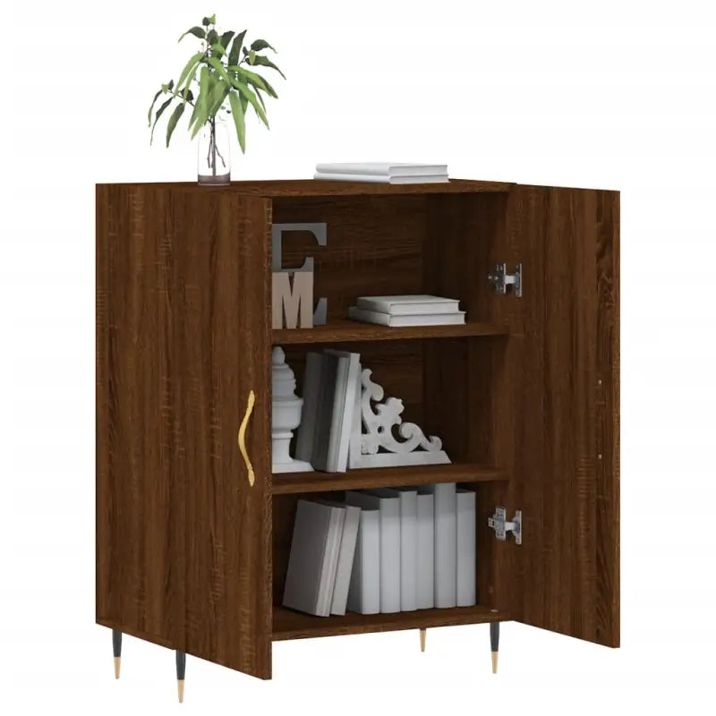 Klassiek dressoir van bewerkt hout met tijdloze uitstraling - Dressoirs & buffetkasten