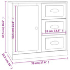 Klassiek dressoir van bewerkt hout met tijdloze uitstraling - Dressoirs & buffetkasten